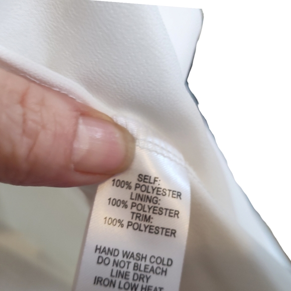 NWT Lulus A Perfect Dream White Chiffon Halter  Beaded Neckline Maxi   Dress - Picture 5 of 7